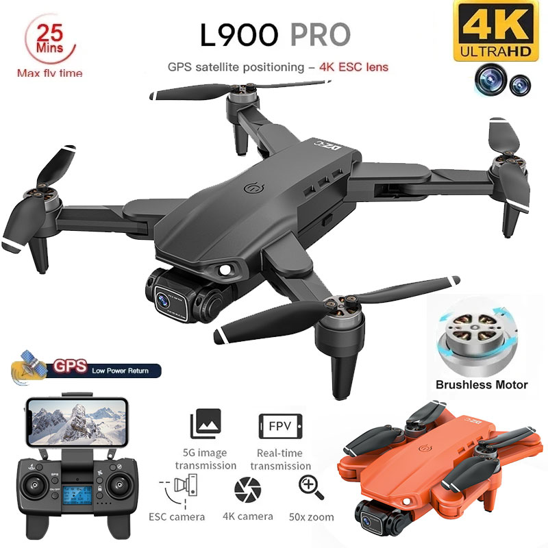 Drone Camera Professional - L900 Pro GPS Drone 4K Professional