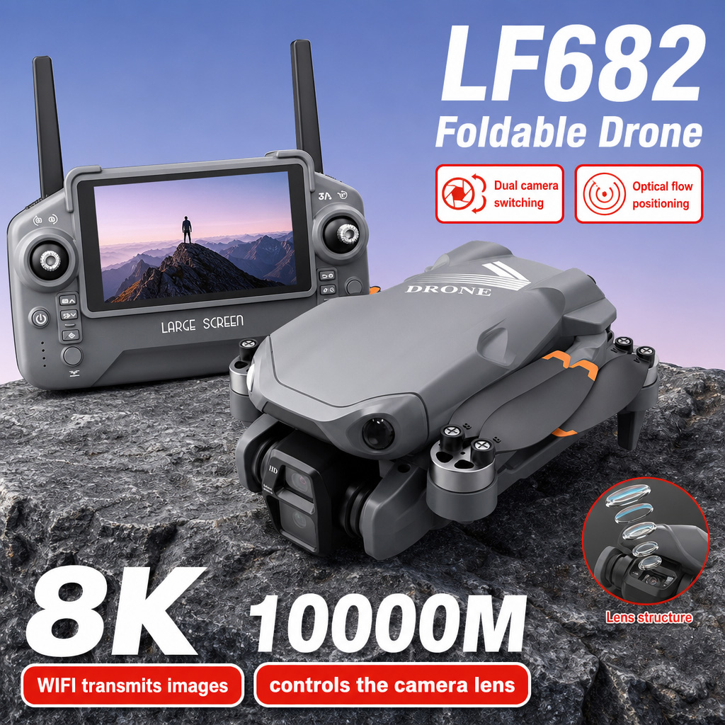 Drone Camera Professional - Aerial Photo LF682 Drone 8K HD