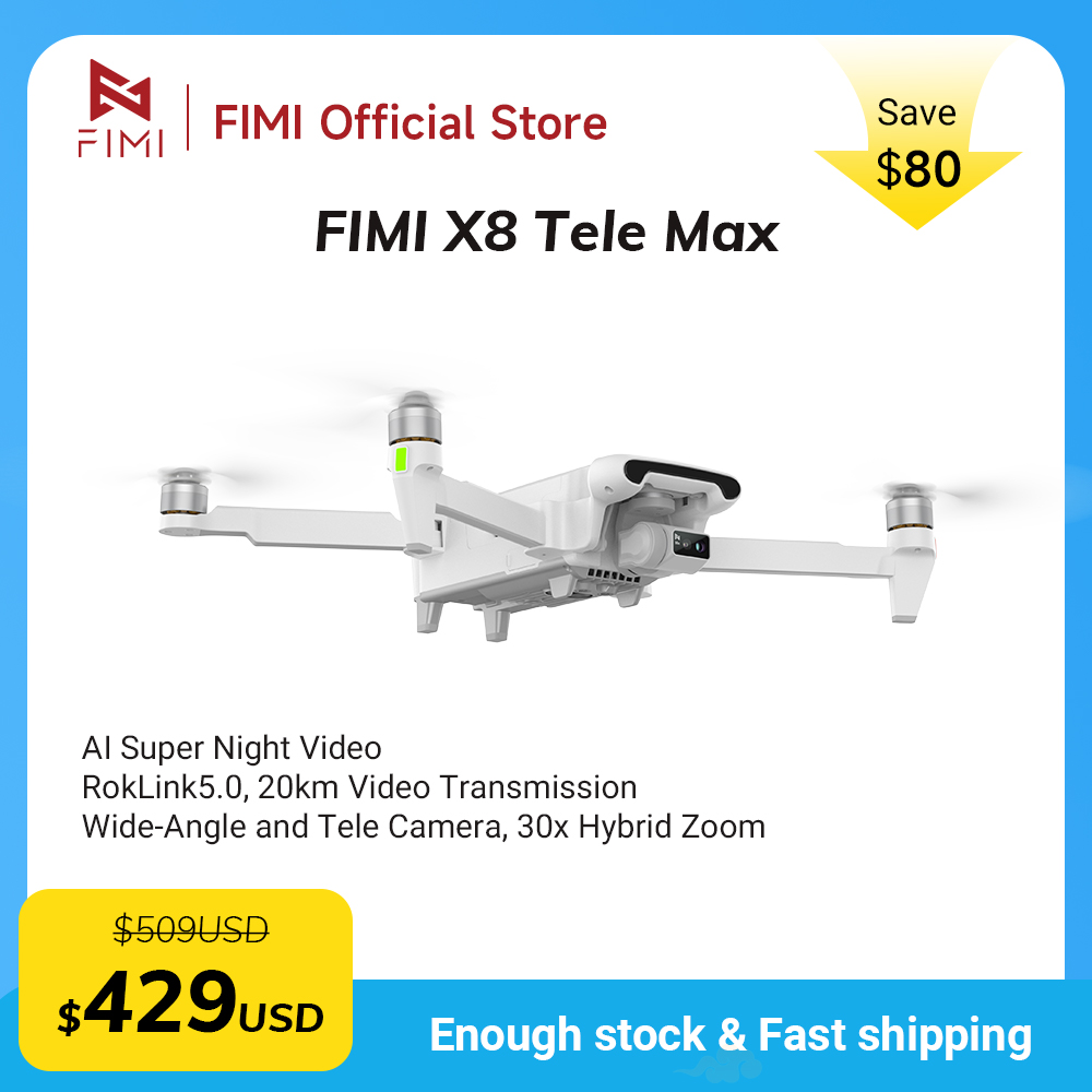 FIMI X8 Tele Max New Drone Wid - Drone Camera Wide Angle review and price