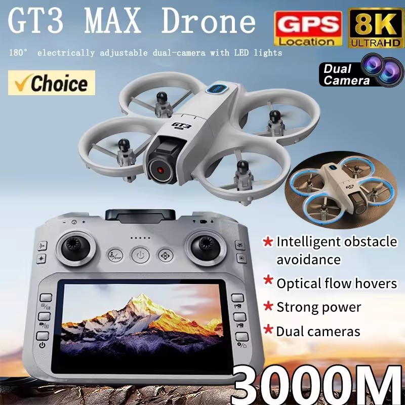 2026 GT3Max HD 8K RC Drone wit - Drone Camera Wide Angle review and price