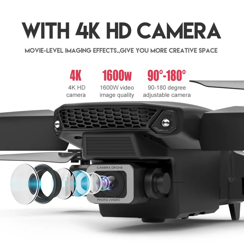 E88 ProIntelligent Folding Dro - Drone Camera Professional review and price