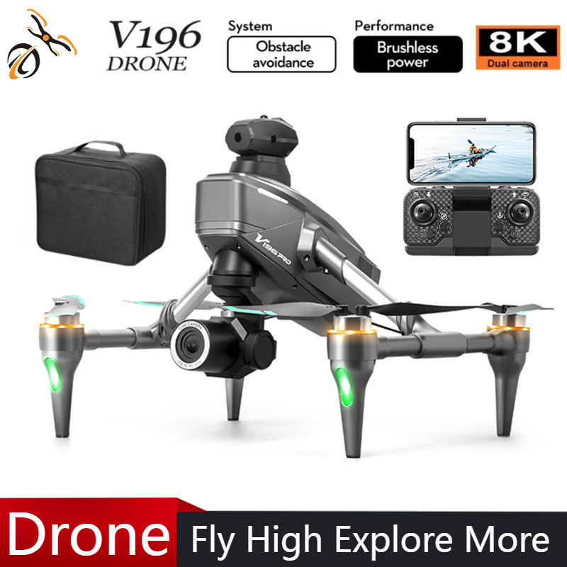 2025 V196 Automatic Obstacle A - Drone Camera With Gimbal review and price