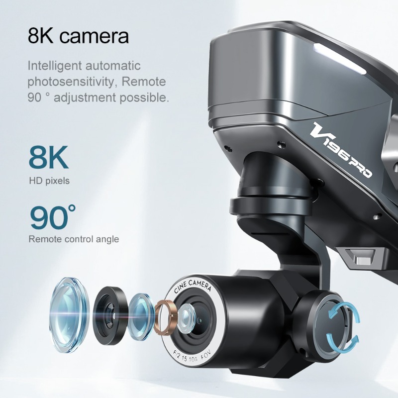 2025 V196 Automatic Obstacle A - Drone Camera With Gimbal review and price